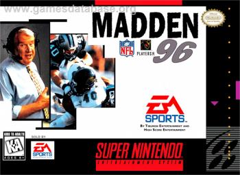 Cover Madden NFL '96 for Super Nintendo